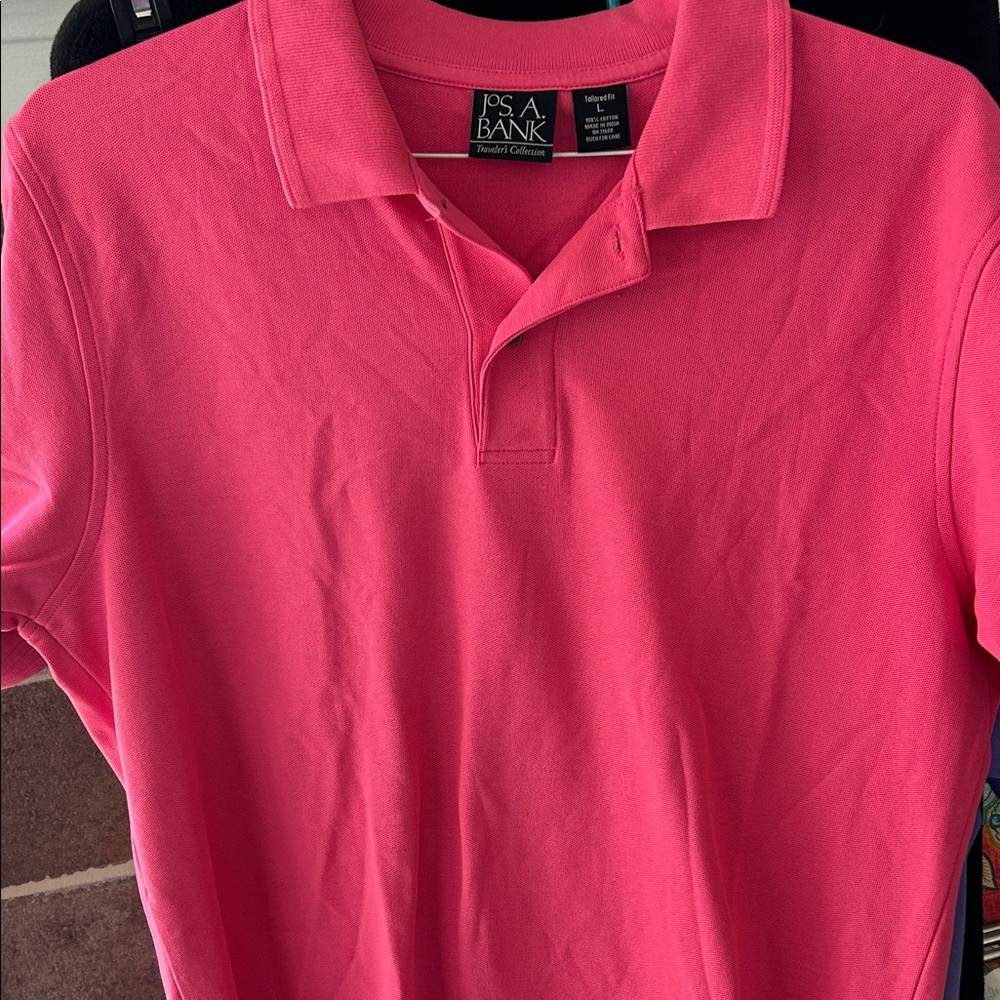 Jos. A. Bank Men’s Hot Pink Pique Polo